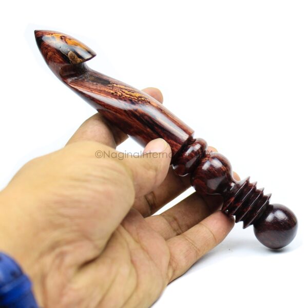 Nagina International Authentic Rosewood Crafted Premium & Smooth Crocheting Hook | Yarn Knitting Crochet Accessories