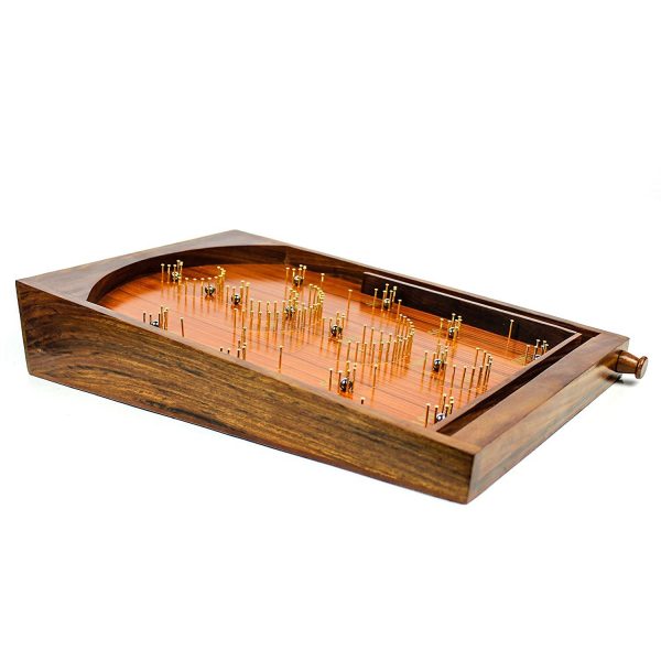 Bagatelle Traditional Wooden Crafted Tabletop Pinball Game