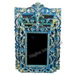 Antique Blue Mirror (2)