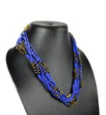 Blue Stranded Necklace (1)