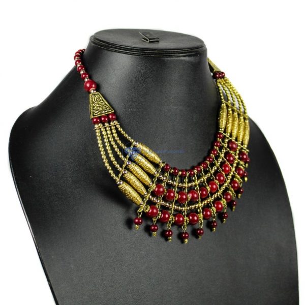 Bridal Red Necklace
