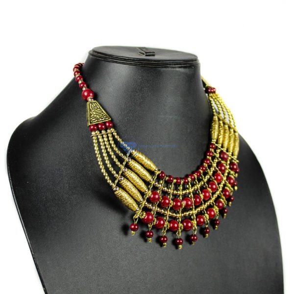 Bridal Red Necklace