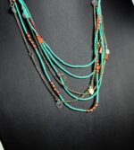 Light Green Layer Beaded Necklace (3)