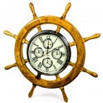 Mahogany Clock Wheel (3)
