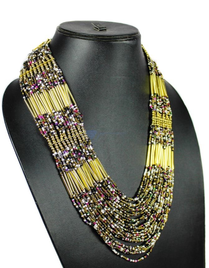 Multi-Color Strand Necklace (3) Multi-Color Strand Necklace (3)