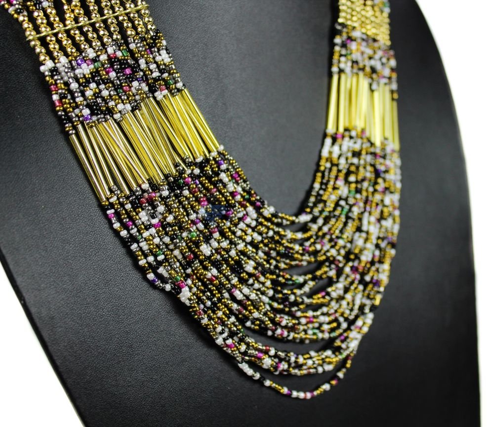 Multi-Color Strand Necklace (4) Multi-Color Strand Necklace (4)