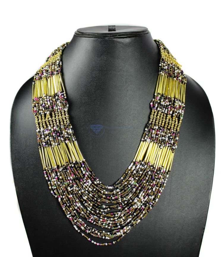 Multi-Color Strand Necklace (6) Multi-Color Strand Necklace (6)