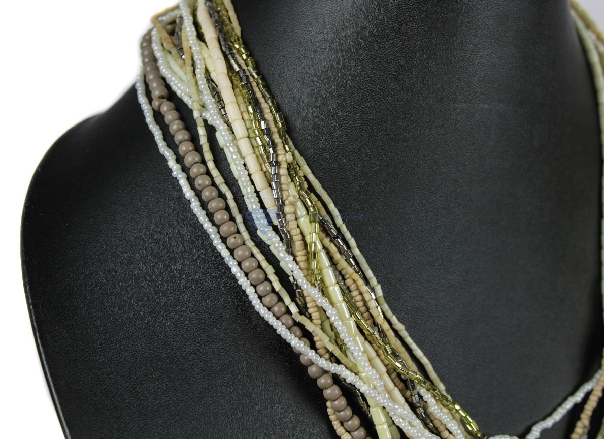 Off-White Multi-Strand Necklace (5) Off-White Multi-Strand Necklace (5)