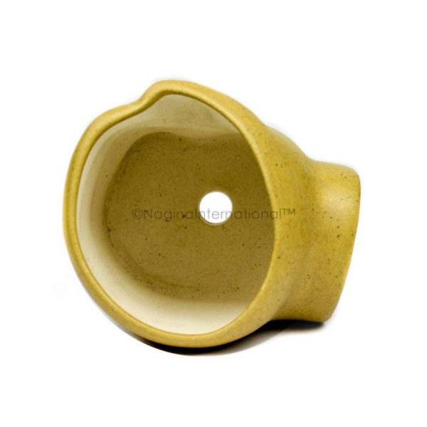 Nagina International Ceramic Yellow Punch Standing Planter | Home Decor Products