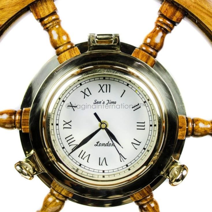 Sea Time Porthole Clock Wheel (3) Sea Time Porthole Clock Wheel (3)