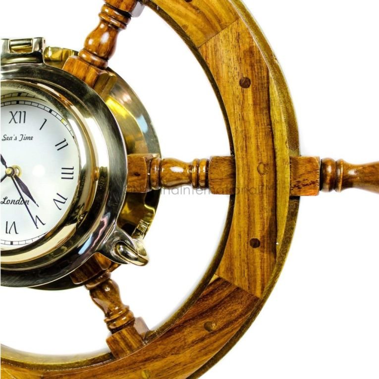 Sea Time Porthole Clock Wheel (6) Sea Time Porthole Clock Wheel (6)