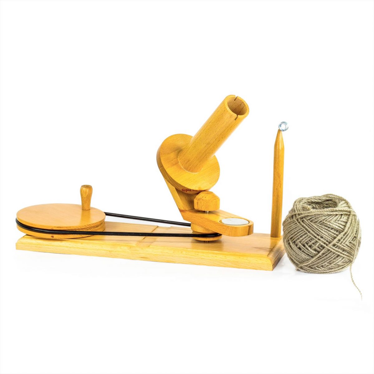 Wooden Yarn Ball Winder - Handcrafted Large Yarn Winder for  Knitting & Crocheting - Hand Operated Heavy Duty Natural Ball Winder  (Beechwood Combo (Winder+Swift))