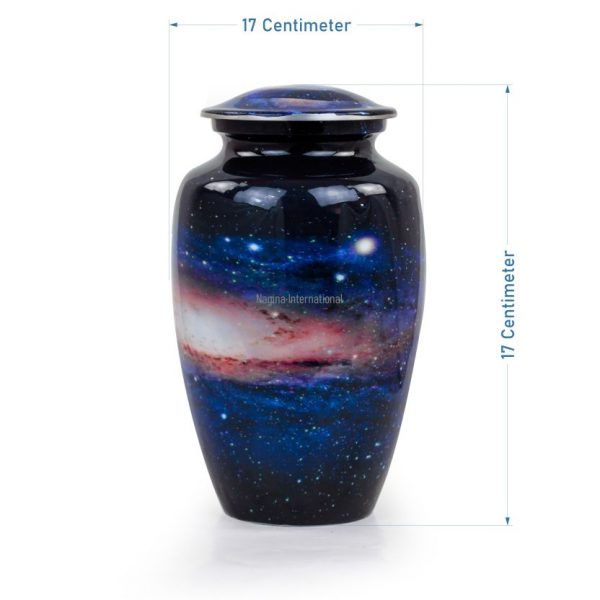 Milky Way Galaxy Urn Jar