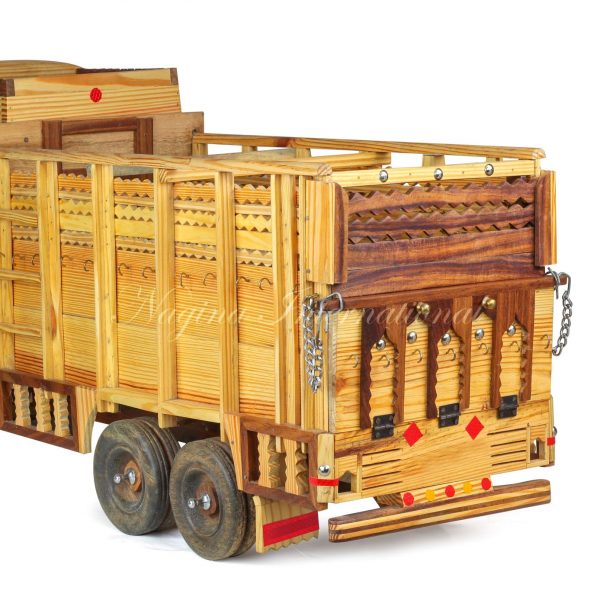 35" Wooden Truck Model | Indian Traditional Style
