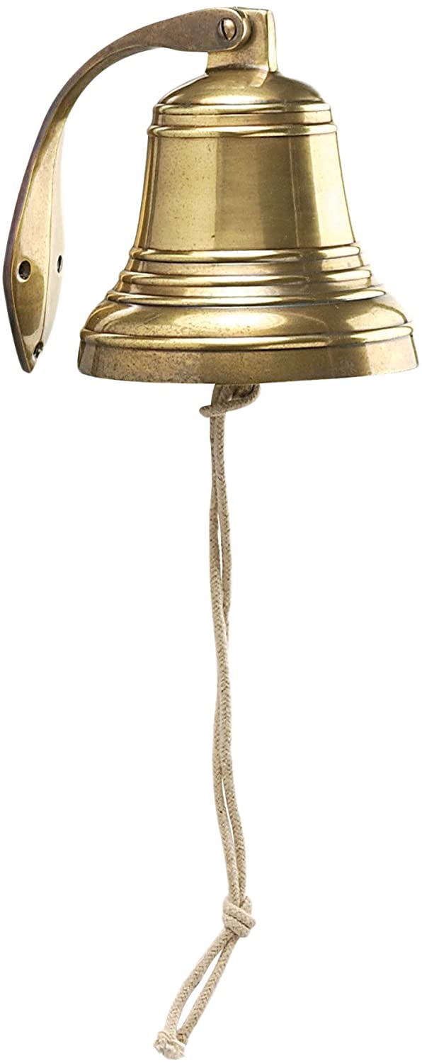 6.25" Aluminum Bell With Antique Brass Finish