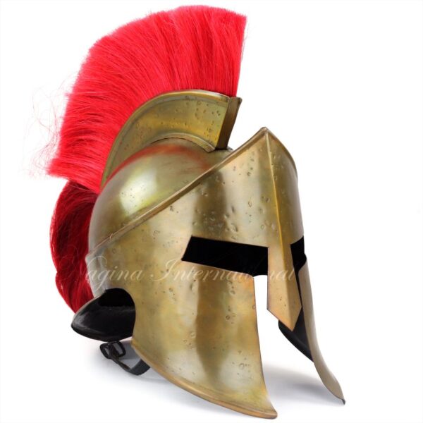 Medieval Armour King Leonidas Greek Spartan Roman Helmet | Spartan Legions Helmet | Men's Spartan Warrior Headwear Costume Accessories | 300 Movie Authentic Replica Helmet
